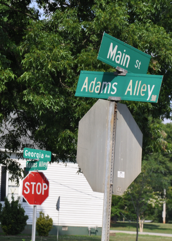 In the 1980s, Winterville Councilman Ron Adams joked that the city’s newest street should be named the Wesley Whitehead International Boulevard. Instead, his cohorts flipped the joke — all 58 feet of it — back on the jokester. Adams said, “Wesley Whitehead taught me a lesson. Don’t try to pull a joke on the person who makes the ultimate decision. He got the last laugh.” (Photo/Dink NeSmith)