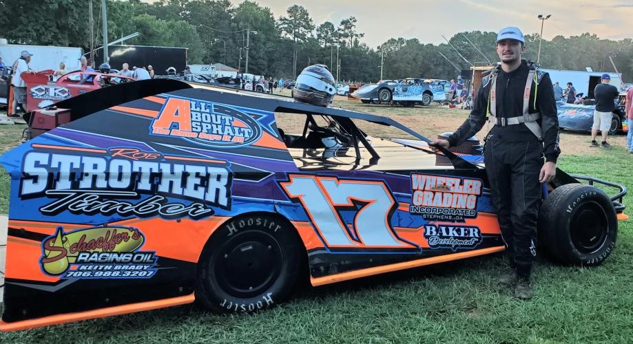 Tanner Nation, who is a senior at Oglethorpe County High School, has already won a race in this season’s open-wheel modified dirt track class. (Submitted Photo)