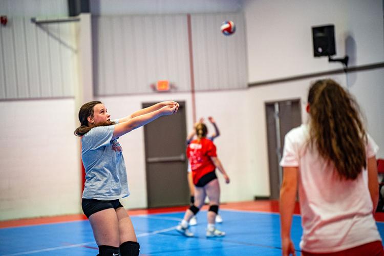 Senior Ashley Spearing and her OCHS volleyball teammates, who are coming off a state tournament appearance, are gearing up for the new season, which opens next week. (Photo/Jack Casey)