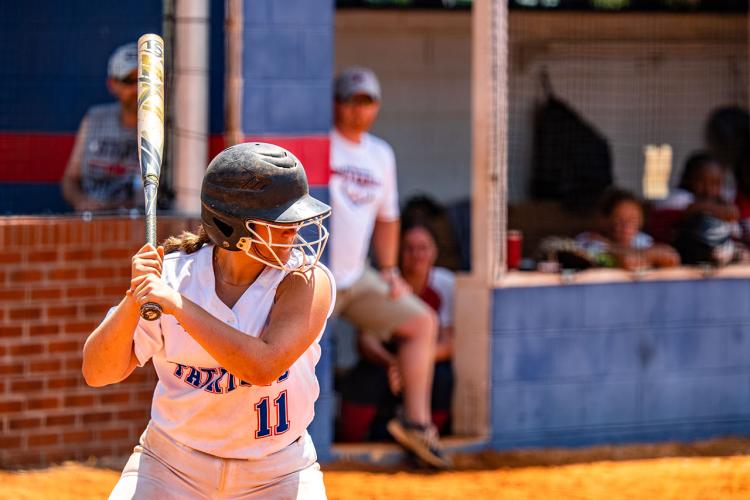 Freshman Carolyn Barner helped OCHS defeat Athens Christian 11-0 and Putnam County 11-2 on Saturday. (Photo/Jack Casey)