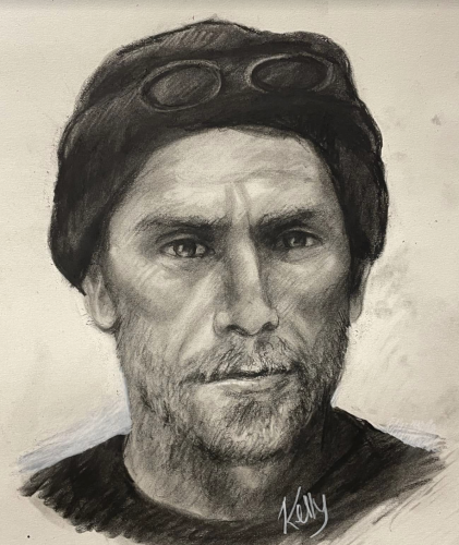 (Submitted Photo/Oglethorpe County Sheriff's Office) GBI artist Kelly Lawson met with the victim of a reported home invasion in Winterville to produce this sketch of the suspect.