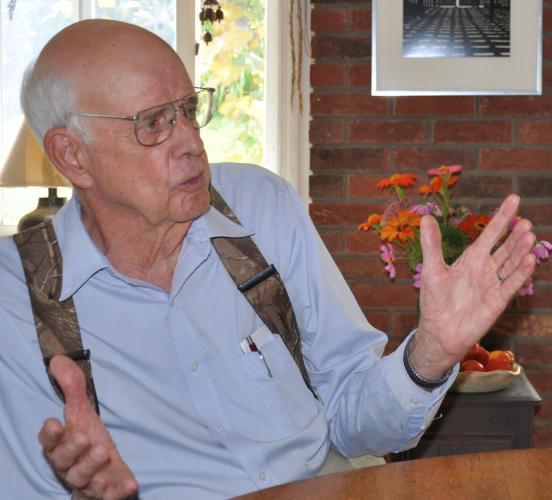 Wendell Berry was the first person inducted into the Kentucky Writers Hall of Fame. His written and spoken words have carried the farmer and author’s influence to the far reaches of the globe. (Photo/Dink NeSmith)