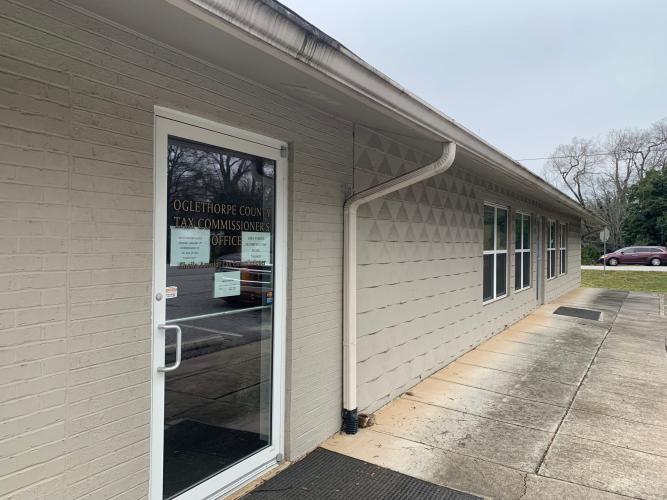 Exterior of the Tax Commissioner office in Oglethorpe County (File/The Oglethorpe Echo)