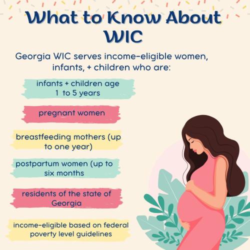 Georgia WIC serves income-eligible women, infants and children who are: infants or children aged 1-5 years old, pregnant or breastfeeding women, postpartum women (up to six months) and Georgia residents. (Andrea Gutierrez/The Oglethorpe Echo)