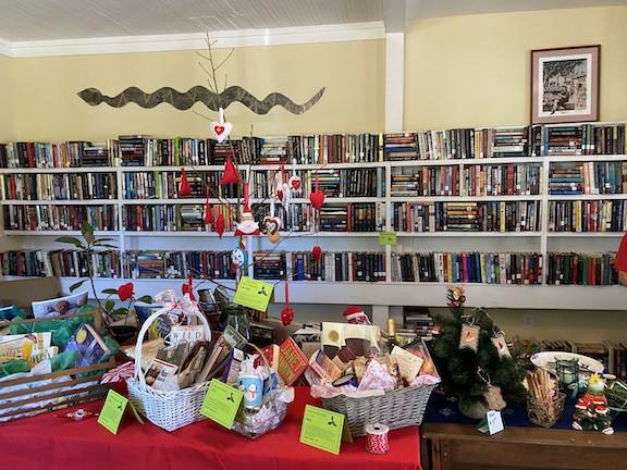 Babs DeArmond said to expect “maybe three times as many baskets” than last year’s Christmas Bazaar and Book Sale. This year’s sale, hosted by the Friends of the Oglethorpe County Library, will start at 10 a.m. Saturday, Dec. 3. (Submitted Photo)