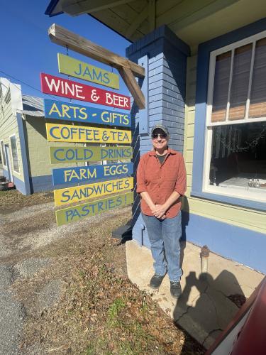Jamie Lewis loves to serve her community. This art style cafe has been open for almost 7 years and serves fresh jams, sandwiches, pastries and more! (RAMON ELORTONDO/OGLETHORPE ECHO)