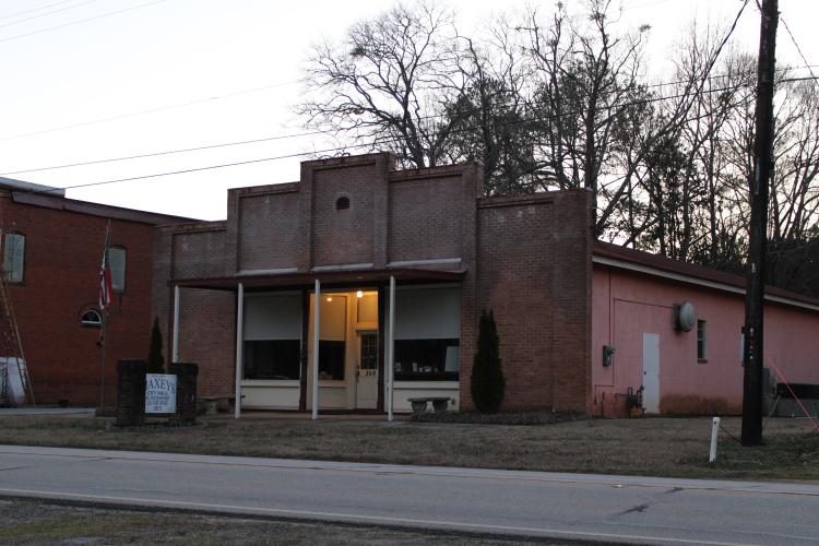 (DESTINY HARTWELL/THE OGLETHORPE ECHO) Modern day Maxeys City Hall.  City council meetings are held here every second Tuesday of every month.