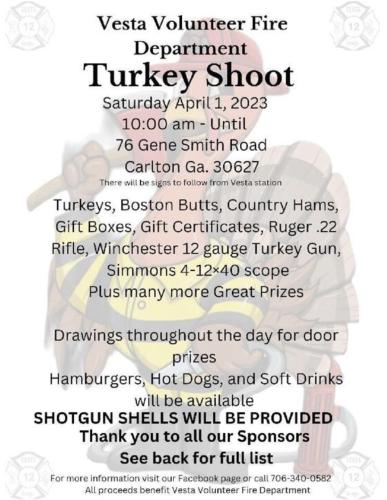 Turkey shoot information
