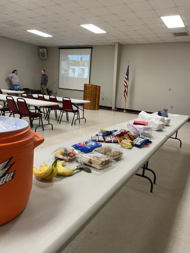 The lunch at the "Lunch and Learn" held on March 14 at UGA's extension office. (Alex Bavosa/ The Oglethorpe Echo))