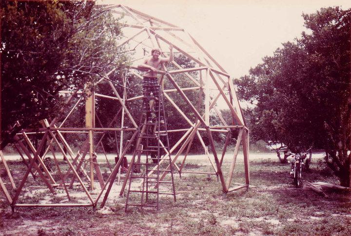 SUBMITTED PHOTO John Fortuna built his first dome home in Orlando, Florida, in the 1970s. He said he regrets selling it, so he built one in Lexington.