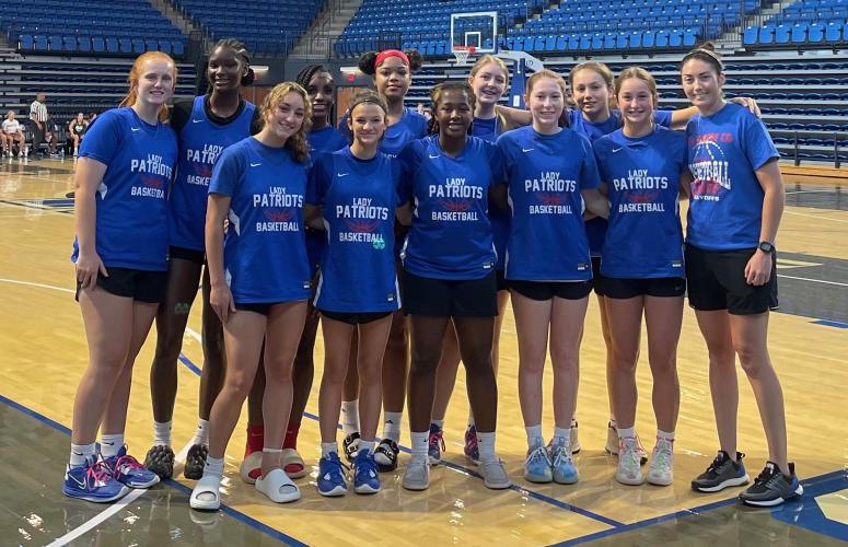 The OCHS Lady Patriots, who advanced to the Class A Division I Elite Eight last season, went 6-2 at the North Georgia team camp last weekend. (SUBMITTED PHOTO)