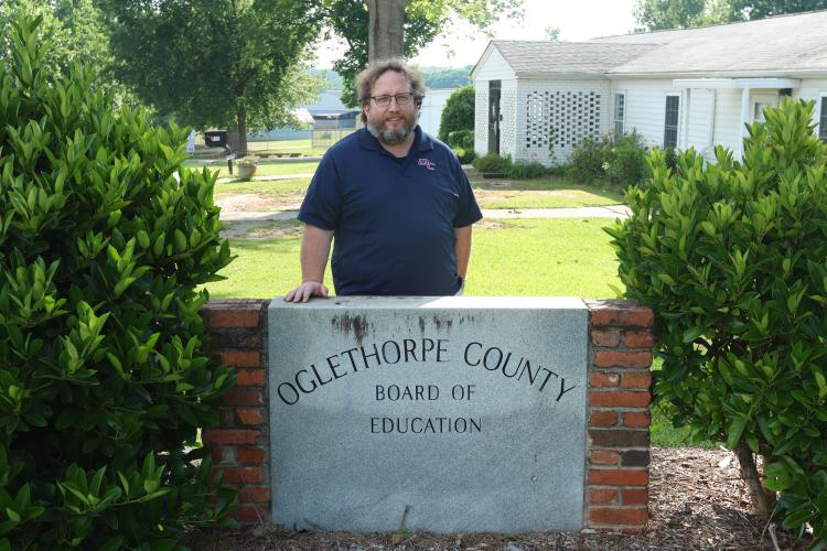 Paul Thiel, who graduated from Oglethorpe County High School, steps into the role of director of operations for the school system. (LANDEN TODD/THE OGLETHORPE ECHO)