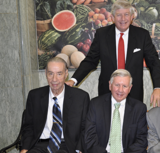 In October 2012, Georgia Agriculture Commissioner Gary Black hosted a lunch in Atlanta. Bert Lance, left, was among the invitees, along with Larry Walker, right, and me. The next year, Larry and I visited the former DOT commissioner and his wife, LaBelle, in Calhoun on our Legends Tour that also included Bobby Lee Cook and Gov. Zell and Shirley Miller. (SUBMITTED PHOTO)