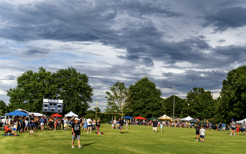 Community Day was a big draw in 2022, thanks to vendors, food trucks, bounce houses and free school supplies. This year’s event is planned for Saturday, Aug. 5. (JACK CASEY/THE OGLETHORPE ECHO)