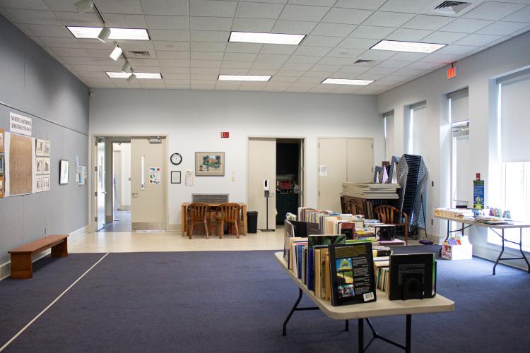 The multipurpose room is seen on Saturday, Sept. 2, 2023. The Oglethorpe County Library announced the installation of assistive hearing technology in Lexington, Georgia. (Photo/Sidney Chansamone, @sid.chansa)
