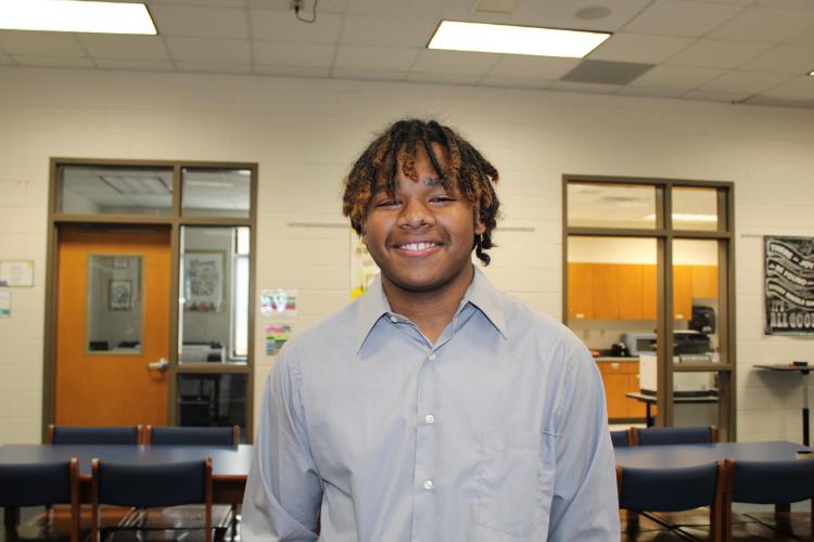 “To me it is a really big thing. I just want to make a difference in the world and make my family proud,” said Damarcuse Harper. “It will make me think more, because I got a scholarship. I’m just glad I got an opportunity to go to college.” (Caleb Baldwin/The Oglethorpe Echo)
