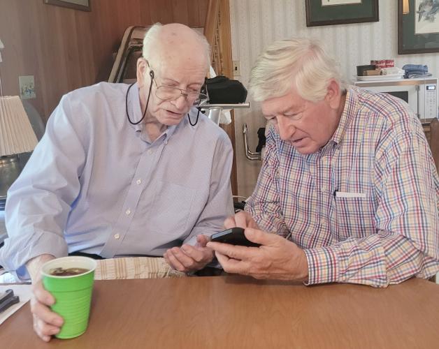 My friendship with Dr. Lanier Harrell began when he was my boyhood doctor. He was an early business partner. When my dad died, Doc became a father figure. His mind was encyclopedic. Here, we were looking at Georgia Bulldog photos on my phone. Doc’s last words to me were, “About that ballgame (Georgia losing to Bama), it’s not the end of the world.” Wise words. Georgia then beat FSU 63-3. (Submitted Photo)