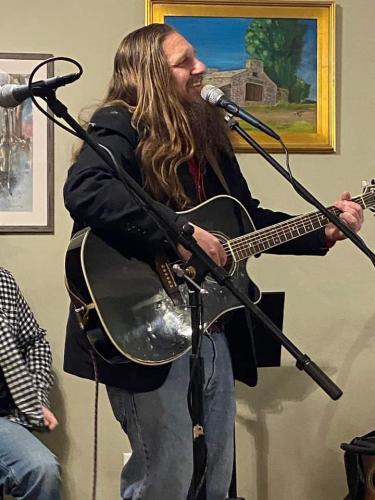 Fester Hagood performs at the No. 3 Railroad on Jan. 14th with Pickled Holler and Julie Gribble. His next Mojo Confessional Songwriter Showcase is scheduled for Feb. 11. (Submitted Photo/Julie Gribble)