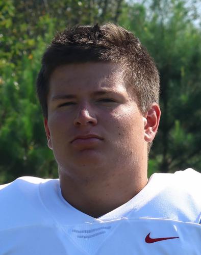 OCHS junior Eli Ossick (53) poses for football picture day at the OCHS football field on Monday, July 31, 2023. (Landen Todd/The Oglethorpe Echo)