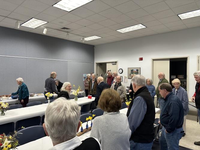 The Historical Society hosted a potluck dinner on Mar. 1 at the Oglethorpe County Library to celebrate the accomplishments of its members. (Photo/Izzy Wagner)
