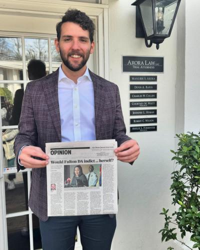 Robert Wilson, who graduated from OCHS in 2008, recently graduated from Georgia State’s law school and works for Arora Law in Atlanta.