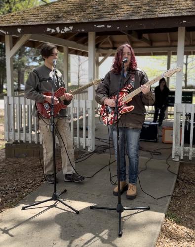 Little Mae performed live at the first Sat market at the Marigold Collective. Along with live music, local vendors come together each week to provide food at an affordable price. (SUBMITTED PHOTO)