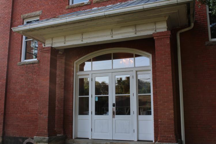 The Crawford School was renovated, including the installation of 68 windows, bathrooms, staircases and replica doors. (Sarah Coyne/The Oglethorpe Echo))