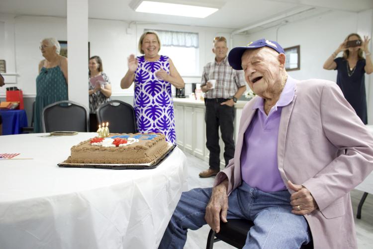 Longtime Oglethorpe County resident Forrest Neely celebrates his 100th birthday, which is on June 6, with a party at the Winterville United Methodist Church on June 8. Neely was the owner of Farmer’s Hardware in Athens for several years. (Wyatt Meyer/The Oglethorpe Echo)