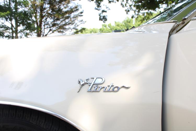 Donald Chandler bought the Pinto in 1973, and it is still in working condition. (Sarah Coyne/The Oglethorpe Echo)
