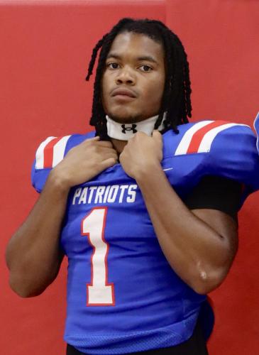 OCHS senior Jordan Johnson will play several positions for the Patriots this fall, including defensive back, receiver and running back. (Ty Johnston/The Oglethorpe Echo)
