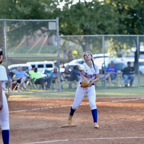 Carlee Gibson is the Oglethorpe County softball team’s lone senior. Her older sister, Cayla Gibson, also played for the Patriots and graduated last year. (Ty Johnston/The Oglethorpe Echo)