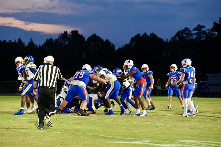The Oglethorpe County Patriots faced off against the Washington-Wilkes on Aug. 30 in Patriot Stadium. The Washington-Wilkes defeated the Patriots 20-17. (Saylor Williams/The Oglethorpe Echo)