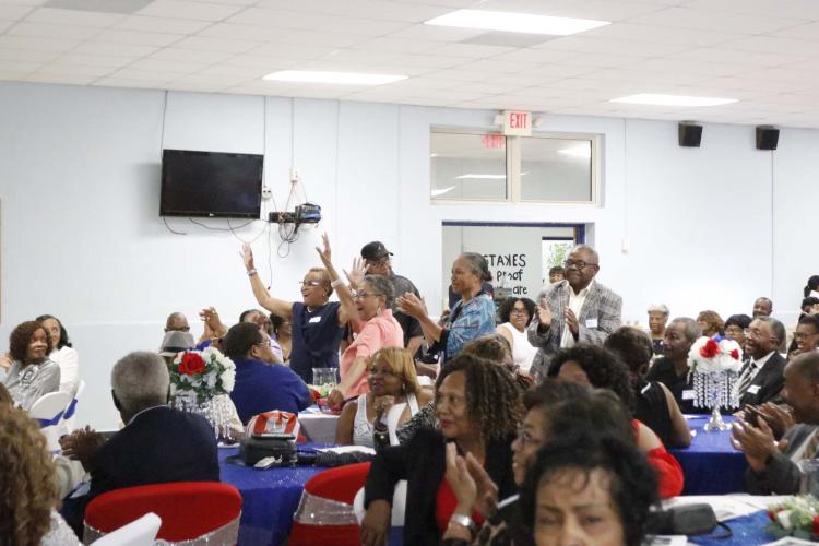 Each graduating class that attended Oglethorpe County's Consolidated School was recognized at the commemorative event. (McCain Bracewell/The Oglethorpe Echo)