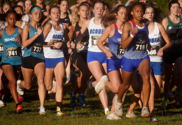 Sydnie Henderson finished 11th with a time of 20:21 at the North Oconee Invitational on Oct. 19. Cory Tillman, who finished in 18:46, had the top time among the OCHS boys. (STEVE COLQUITT/FOR THE OGLETHORPE ECHO)