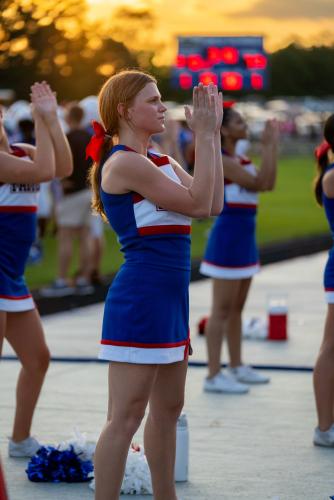 Junior Kensie Brown was named a National Cheerleaders Association All-American and a Fellowship of Christian Athletes All-American. She’s been cheering since the sixth grade. (Submitted Photo)