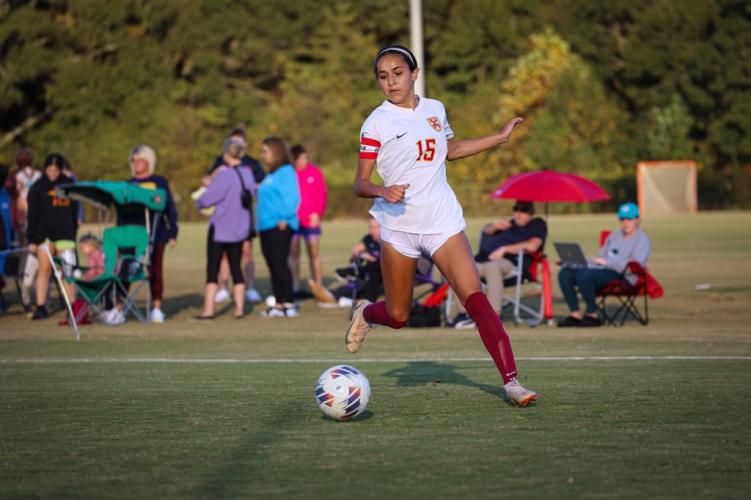 Lourdes Tompkins played two seasons with Emmanuel University, which is in Franklin Springs. She finished her collegiate soccer career at Belmont Abbey College. (Submitted Photo)