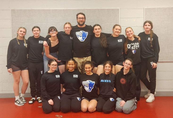 The Oglethorpe County girls wrestling team finished sixth at the Division 2 state duals in its first year as a team. Josh Austin expects the momentum gained from this season will continue to next year. (Submitted Photo)