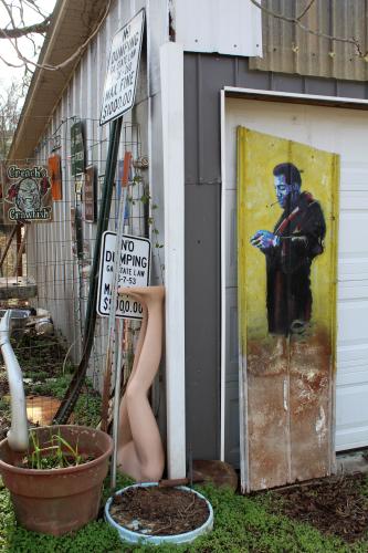 Sam Balling’s shed sits next to his farm in Lexington on Thursday, Jan. 30. “We got this farm to be a welcome, safe space for everyone, and we want to continue that,” Balling said. “And you know, maybe (Bodhi) will want it, to pass it down the road, to continue to be a welcome, inviting space.” (Photo/Emily Slepsky)