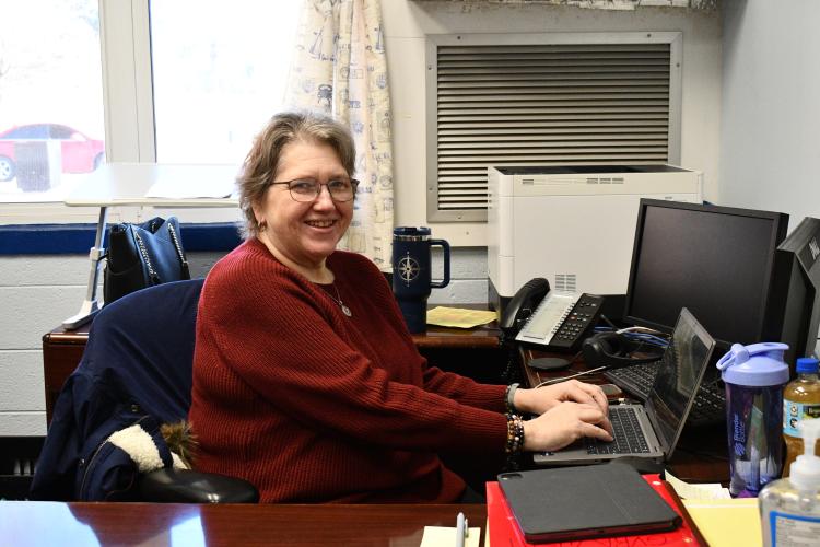 Oglethorpe County School System parent mentor Jodie Zeuke works to connect families with disabilities with the resources they need for students to succeed in the classroom and after graduation. There are 344 special education students in county schools. (Photo/Jennifer Xia)