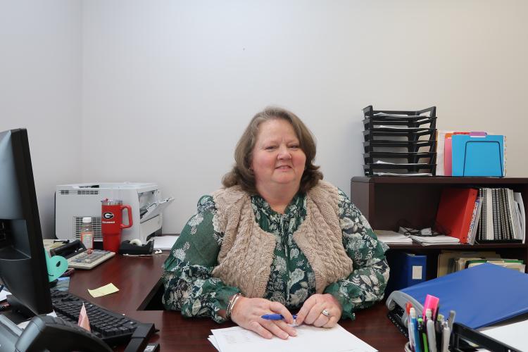 Dawn Scarborough started her new position as Oglethorpe County Tax Commissioner on Jan. 1. Scarborough is a former paramedic who won the election last year to replace Sheila Arnold, who retired in 2024. (Photo/Emery Pikel)