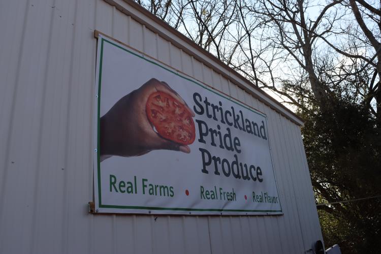 Strickland Pride Produce celebrated its one-year anniversary in its storefront location and nearly five years in business on Friday, Feb. 7, 2025. Founder and owner Kendall Strickland originally opened the store as a roadside stand in Lexington, GA, in 2020. (Photo/Lilly Stone)