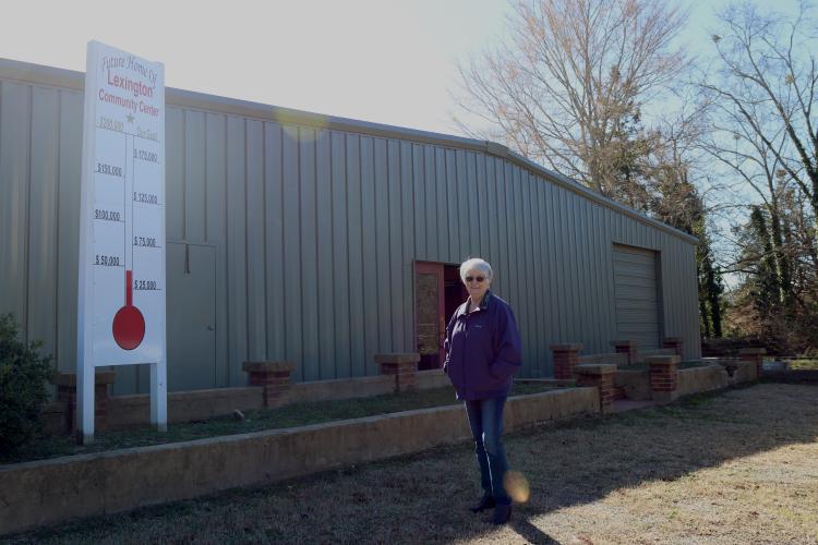 Downtown Development Authority member Linda Parish leads the effort to renovate the Lexington Community Center on Church Street. The Downtown Development Authority formed a committee of volunteers to help her realize her vision. (Photo/Adriana Cascio)