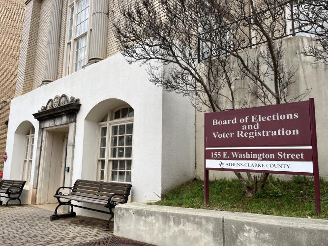Voting for the Special Election will take place at the Athens-Clarke County Elections Office. “We've got a great council now and I hope they just round it out with a whole lot of energy and passion for the city.” (Photo/Olivia Wilson)