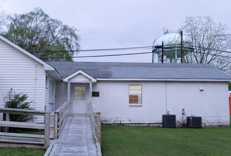 The Lena Wise Community Center, where all practice for Jessica's School of Dance is held, is seen in Crawford, Ga on April 7, 2025.
