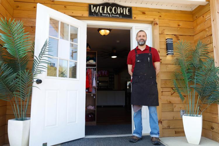 Town and Country Kafe co-owner Willie Torres (pictured) and co-owner Amy Delfin-Torres spent 18 months working with the health department before their restaurant’s grand opening in February 2024. (Photo/Libby Hobbs)
