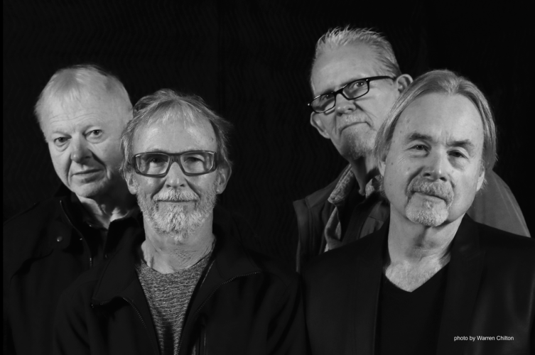 Members of the Rick Fowler Acoustic Band include Rick Fowler, Michael Doke, Greg Veale and Deane Quinter. The band will play at 7 p.m. Saturday, May 24 at Lexington’s Meson Park. (Submitted Photo)