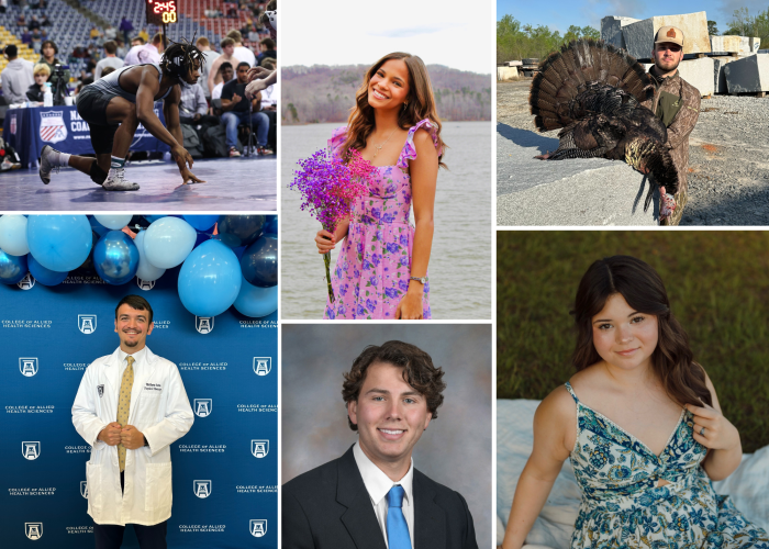Growing up in Oglethorpe County shaped how OCHS grads Shane Watson (clockwise from top left), Jayda Jones, Ben Beasley, Macie McDaniel, Nick Orlowsky and Mathew Soto approach life. They look back with fondness of their time in the county and in the school system. (Submitted Photos)