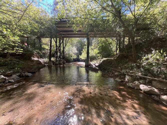 The bridge over Big Creek on Wolfskin Road is scheduled to be replaced, starting in April 2029. It was built in 1959 and is weight-restricted. (Submitted Photo)