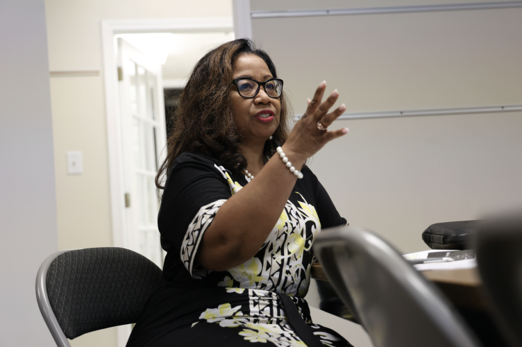Oglethorpe County Assistant Superintendent Kanya Cornish said the school system is constantly reviewing trends — called “data digs” — to improve curriculum and test scores. Enrollment in AP classes has also increased. (Photo/Cassidy Hettesheimer)