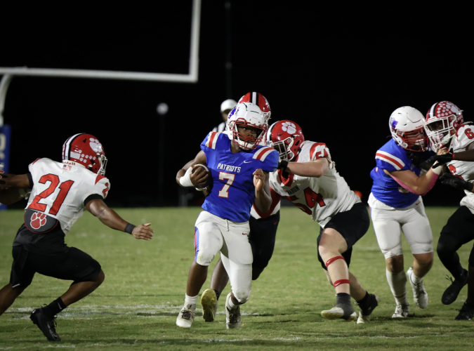 Zion Pass and Oglethorpe County upset state-ranked Rabun County in a Region 8-A Division I game in October. The schools will remain region foes in 8-AA the next two years. (Photo/Ashleigh Johnston)